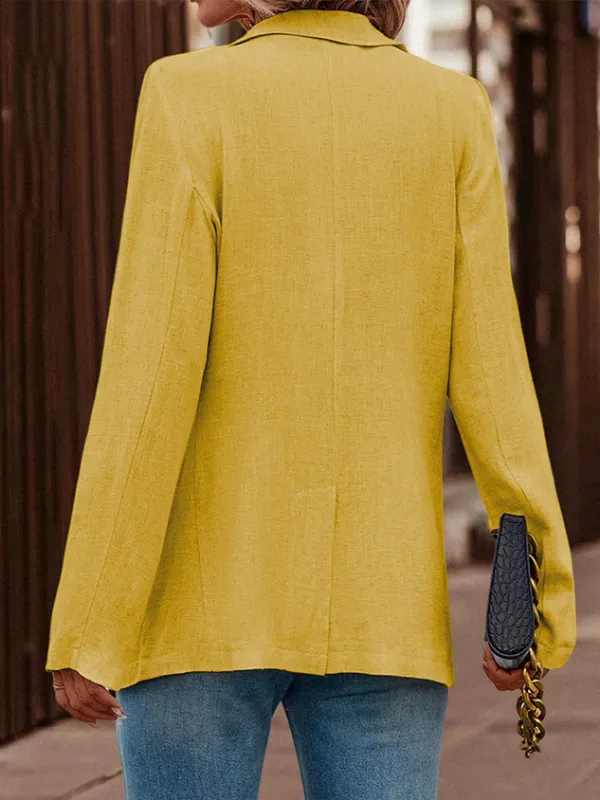 Casual Plain Blazer