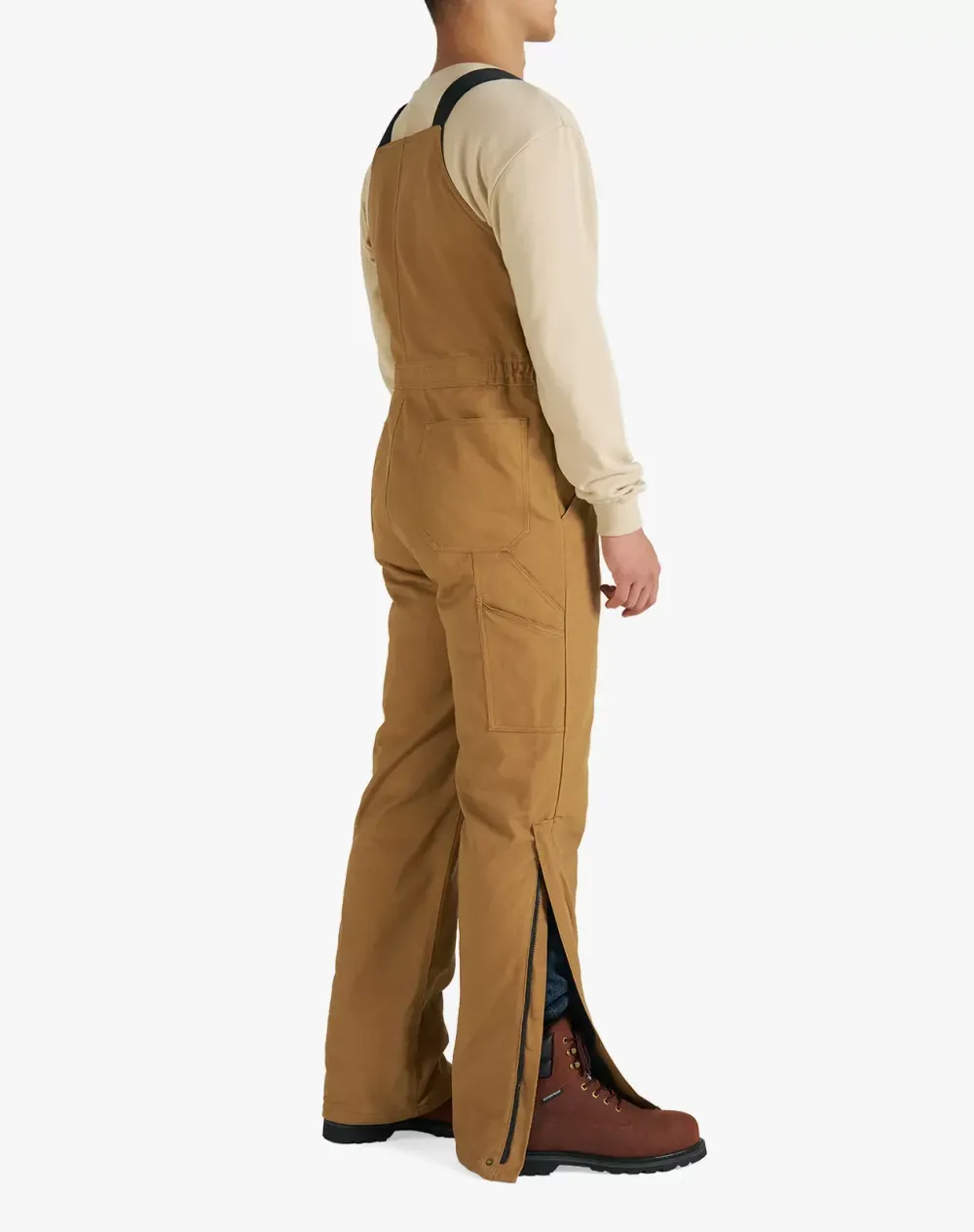Men's Elastic Canvas Overalls - Loose and Lightweight Workwear