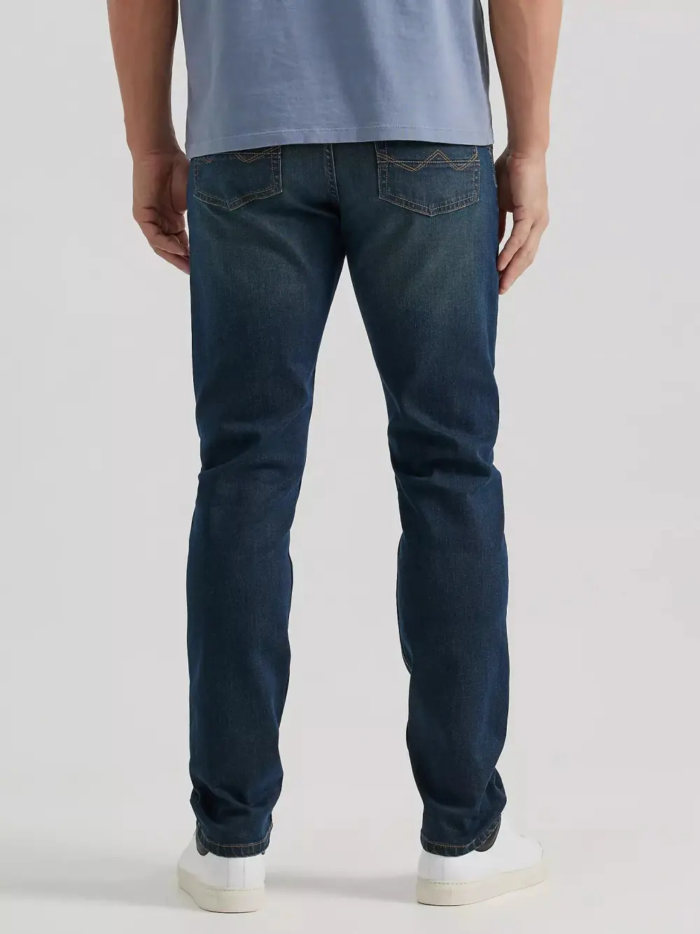 MEN'S WRANGLER FIVE STAR PREMIUM ATHLETIC FIT JEAN IN CHOCOLATE CHIP