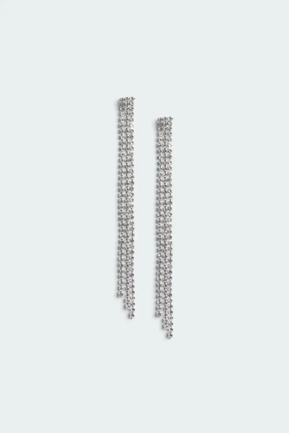 Glam Rhinestone Drop Earrings