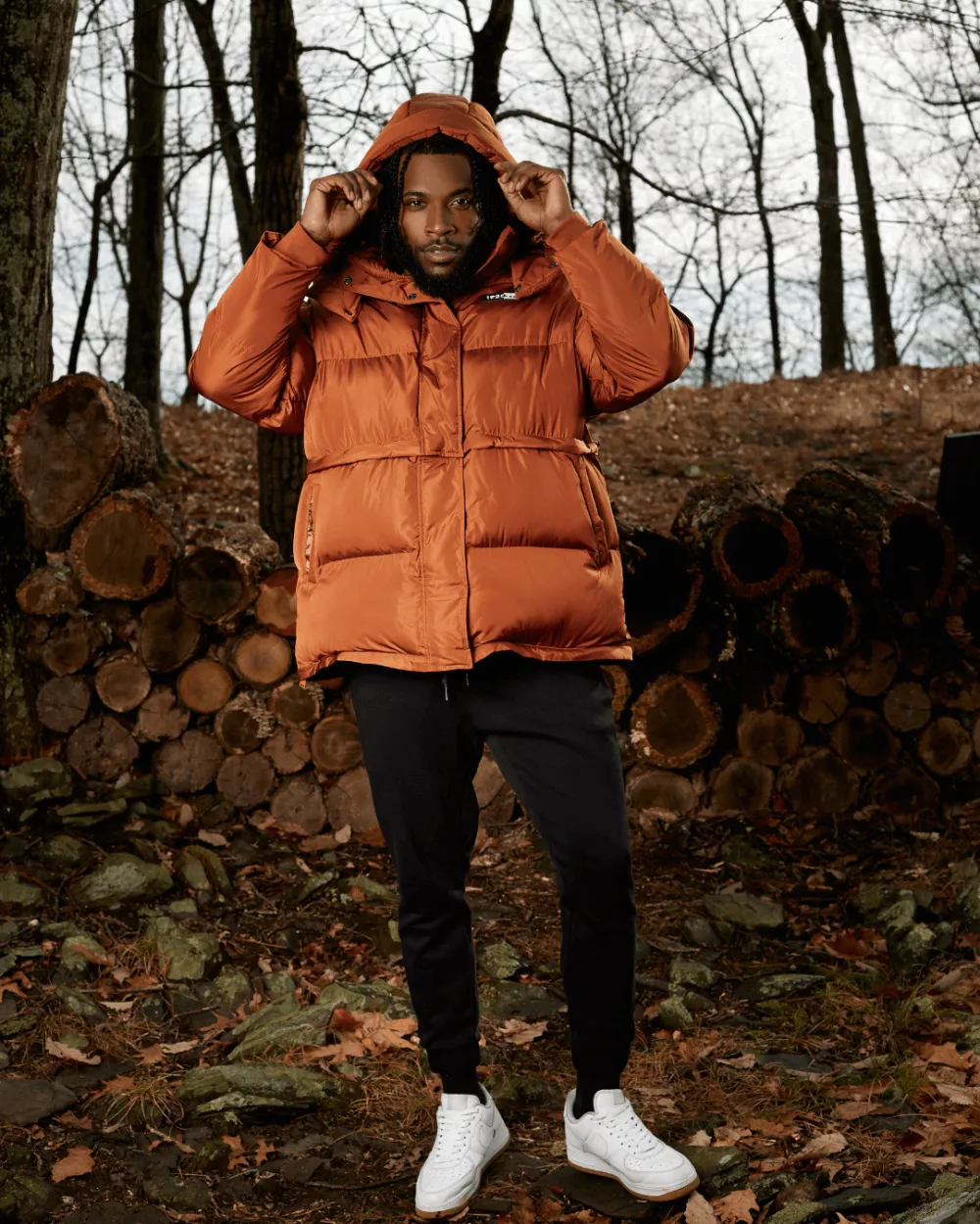 Orange Spice Mid Utility Puffer