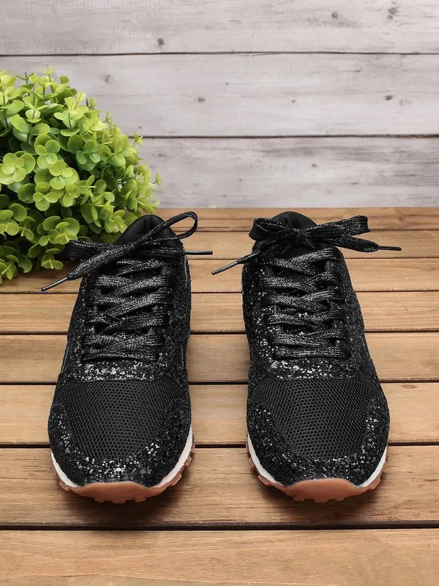 Women Muffin Rhinestone New Crystal  Platform Sneakers