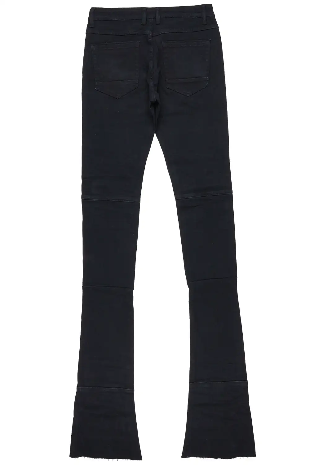Cedar Black Super Stacked Flare Jean