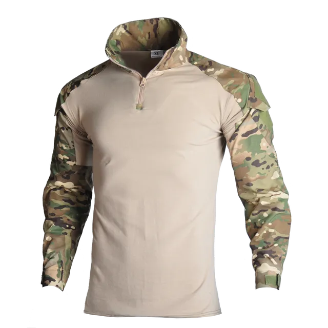 Tactical Camouflage Military Uniform Clothes Suit Men US Army clothes Military Combat Shirt + Cargo Pants Knee Size 8xl