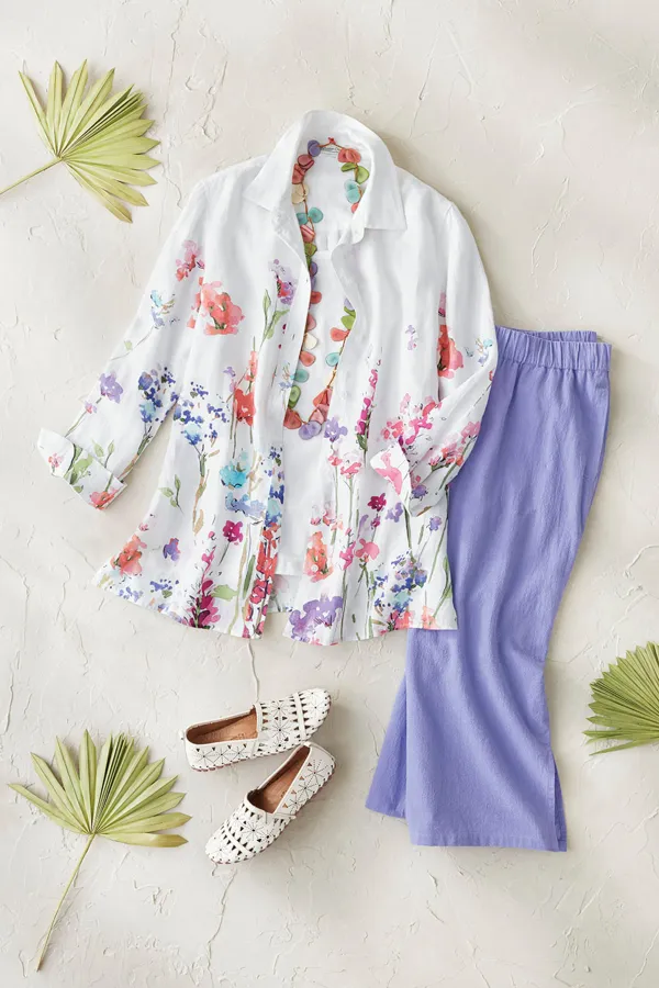 Watercolor Linen Tunic