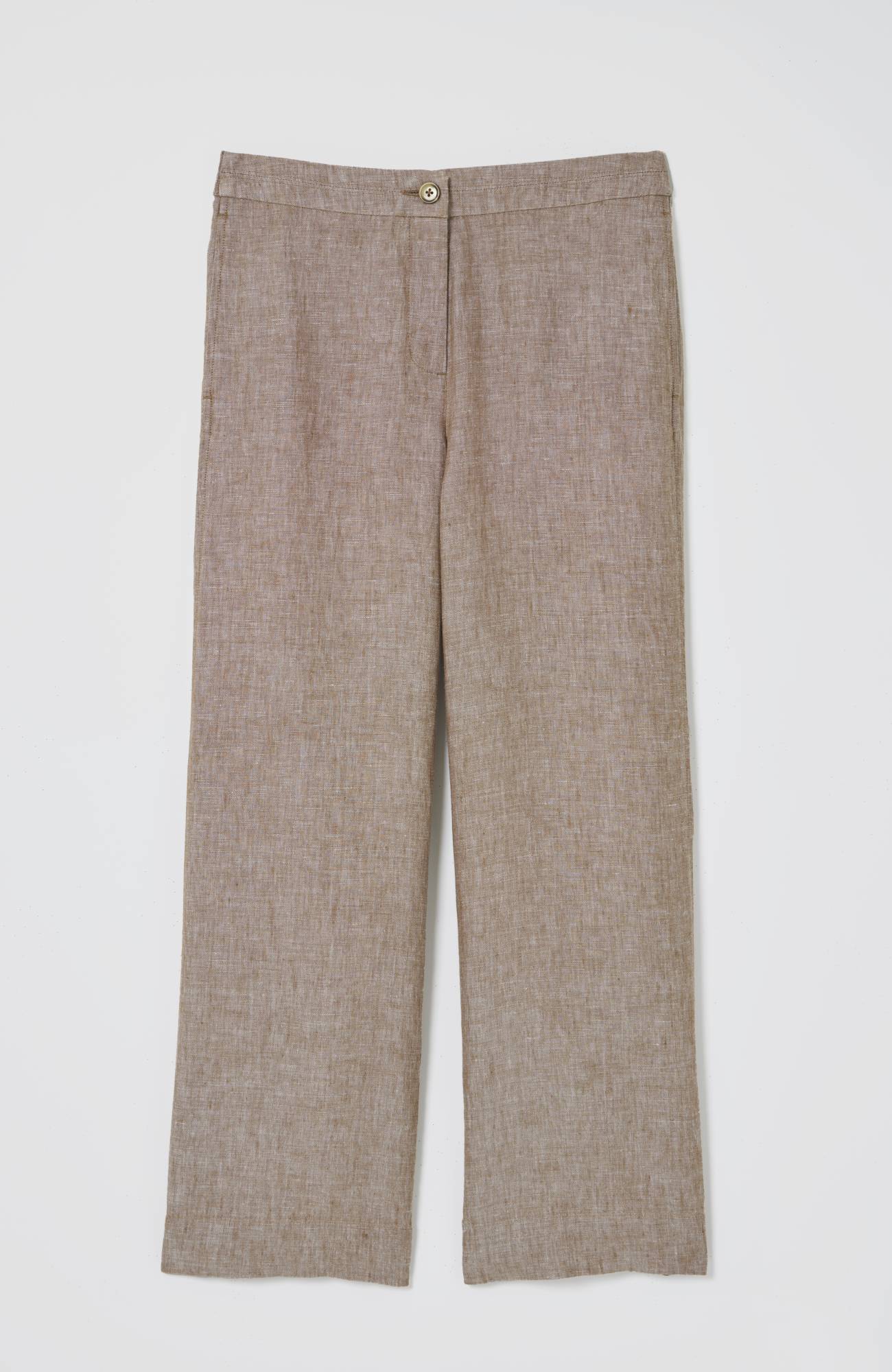 Easy Linen Wide-Leg Crops