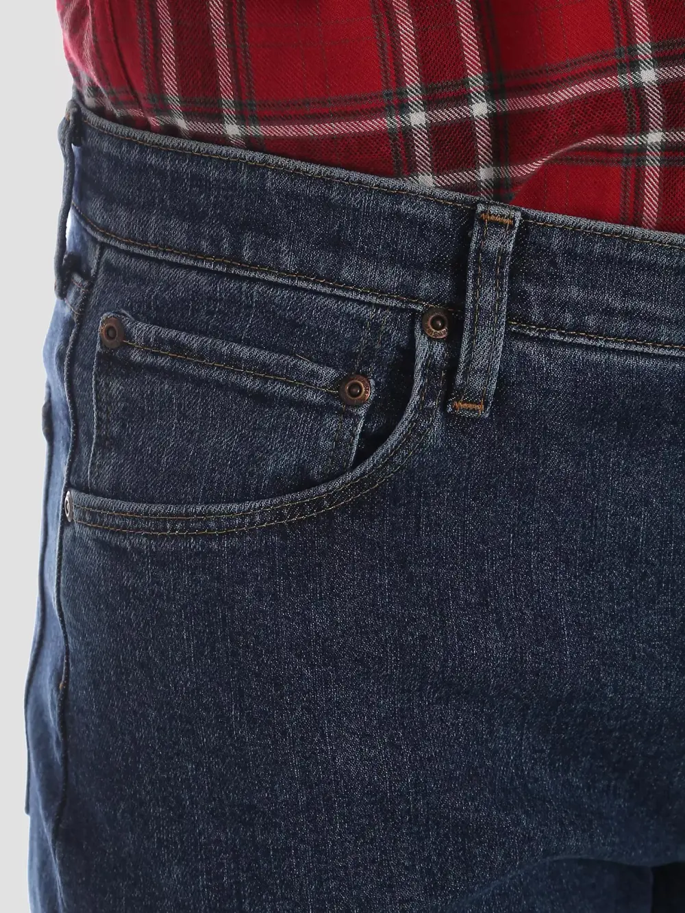 WRANGLER FIVE STAR PREMIUM PERFORMANCE SERIES REGULAR FIT JEAN IN LIGHT WASH