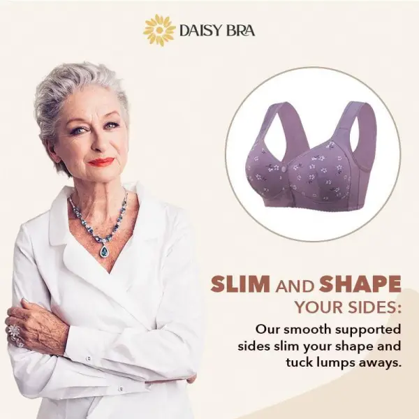 10-Pack Women's Bra - Comfortable & Convenient Front Button Bra