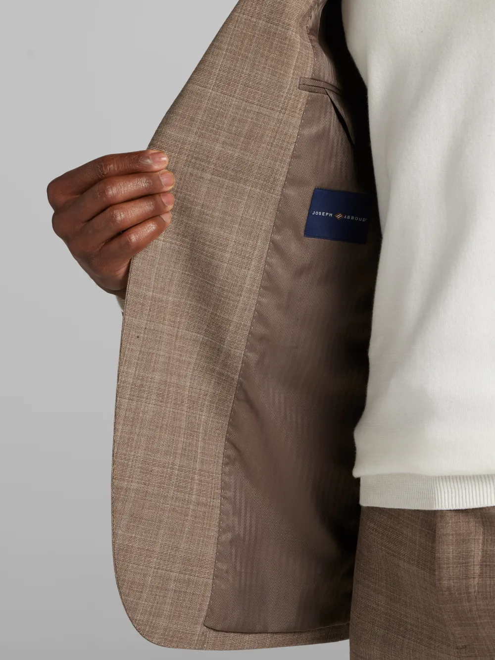 Joseph Abboud Classic Fit Plaid Suit Jacket