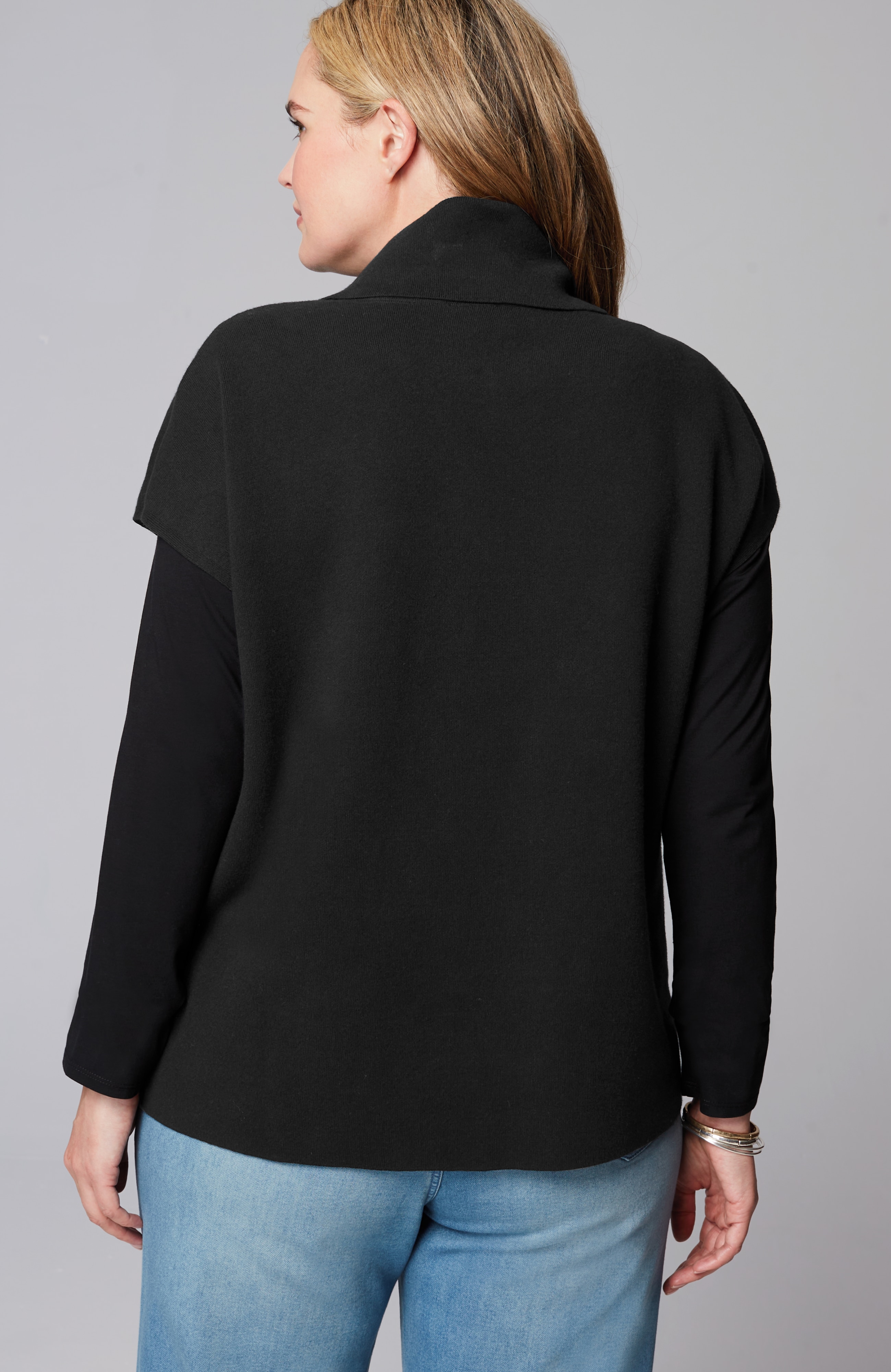 Pure Jill Double-Knit Sweater-Vest