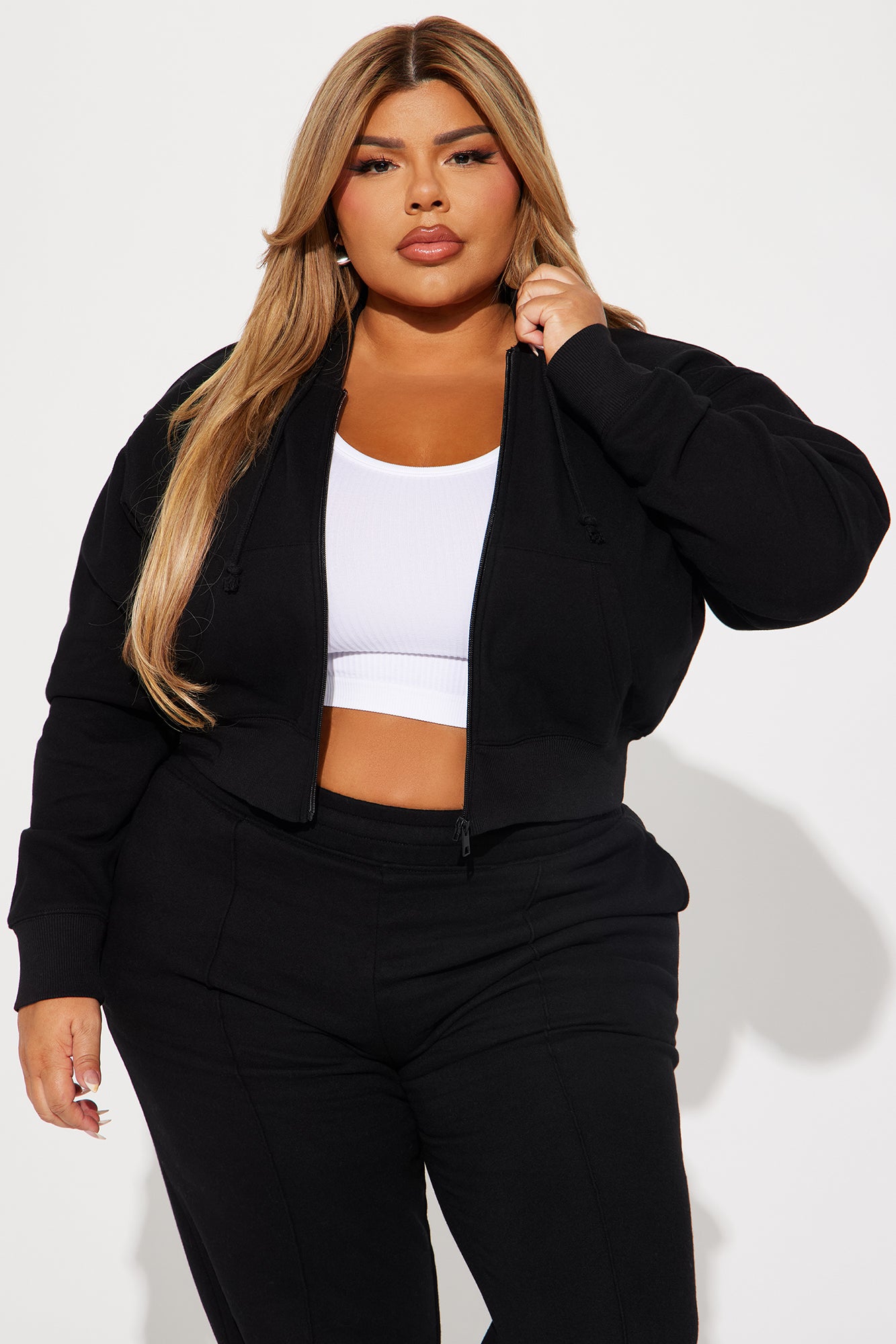Stayin' In Sweatsuit - Black