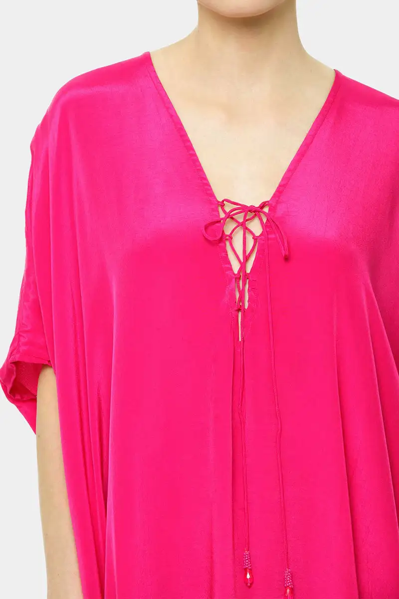 Fuchsia Goddess Coco Bella kaftan 12-20
