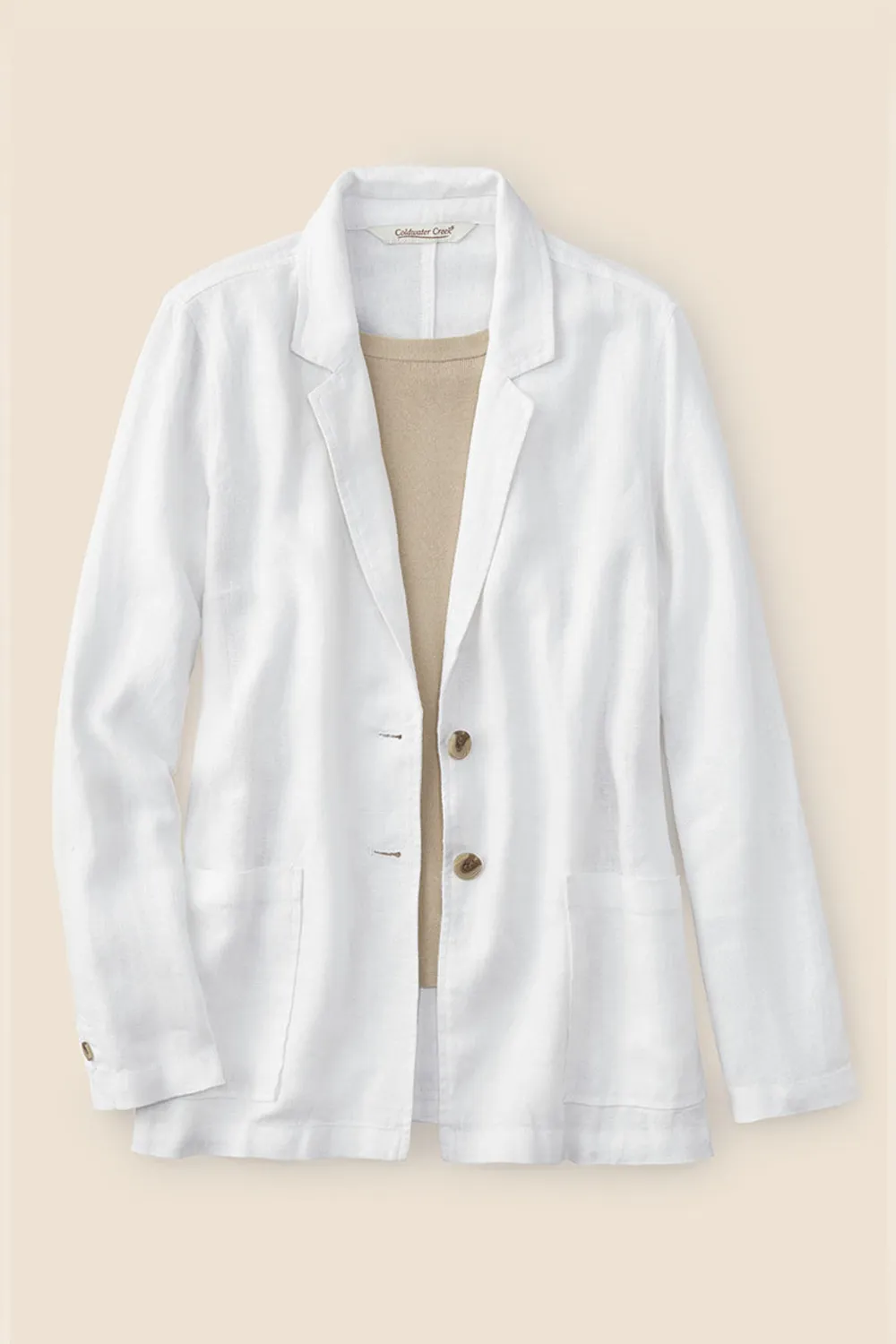 Linen Boyfriend Jacket