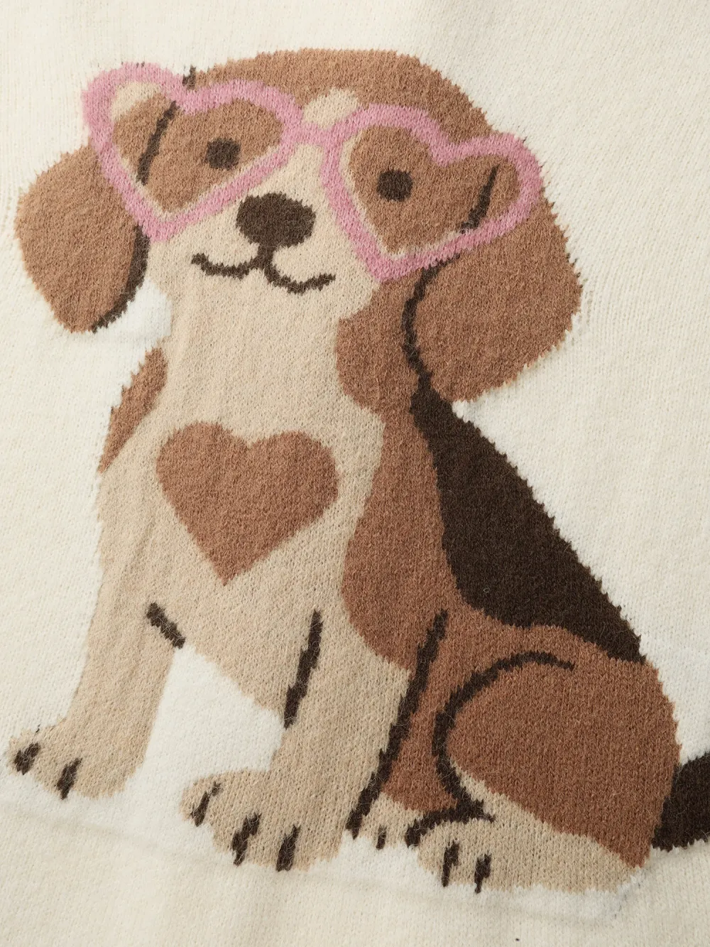 Puppy Love Pockets Button Knit Cardigan