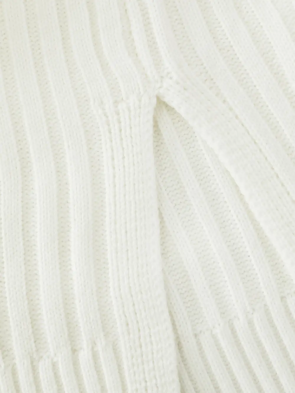 High Turtleneck Textured Sweater Dress