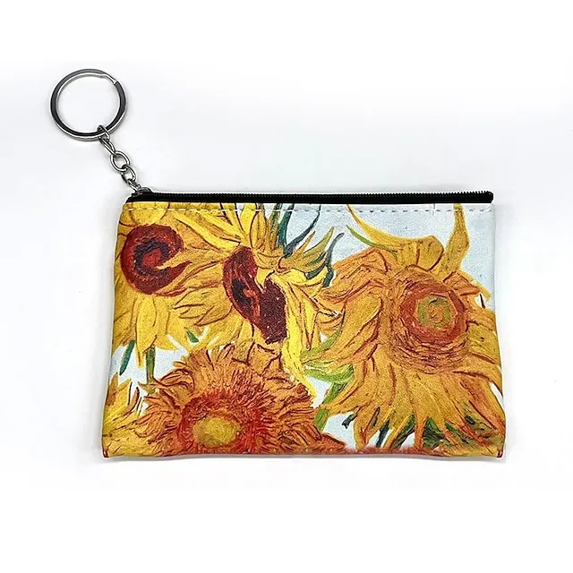 Women's Tote Shoulder Bag Canvas Tote Bag Canvas Shopping Daily Flower Print Large Capacity Foldable Durable Color Block Flower sunflower Starry Night Apricot blossom