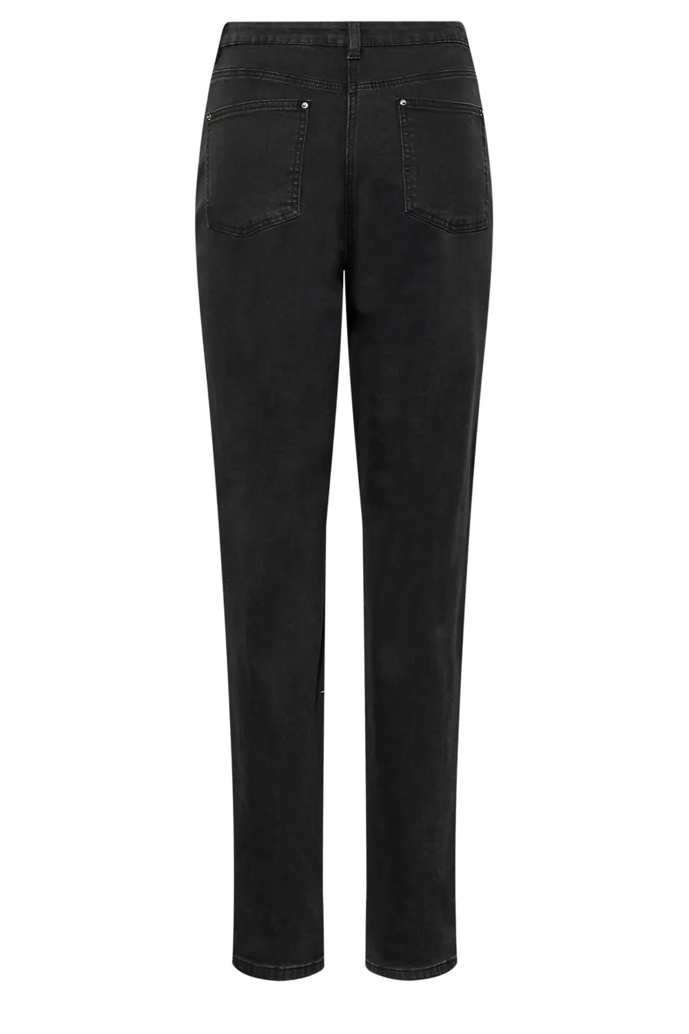 LTS Tall Indigo Blue Washed UNA Stretch Mom Jeans