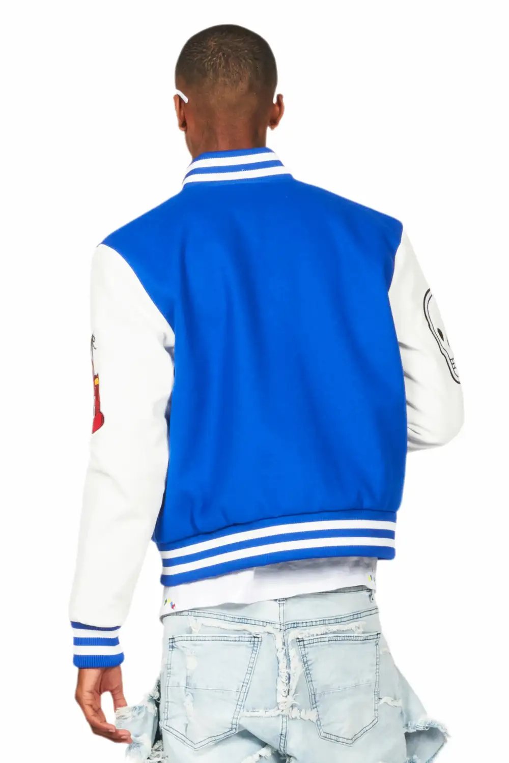 Eisen Royal Blue/White Varsity Jacket