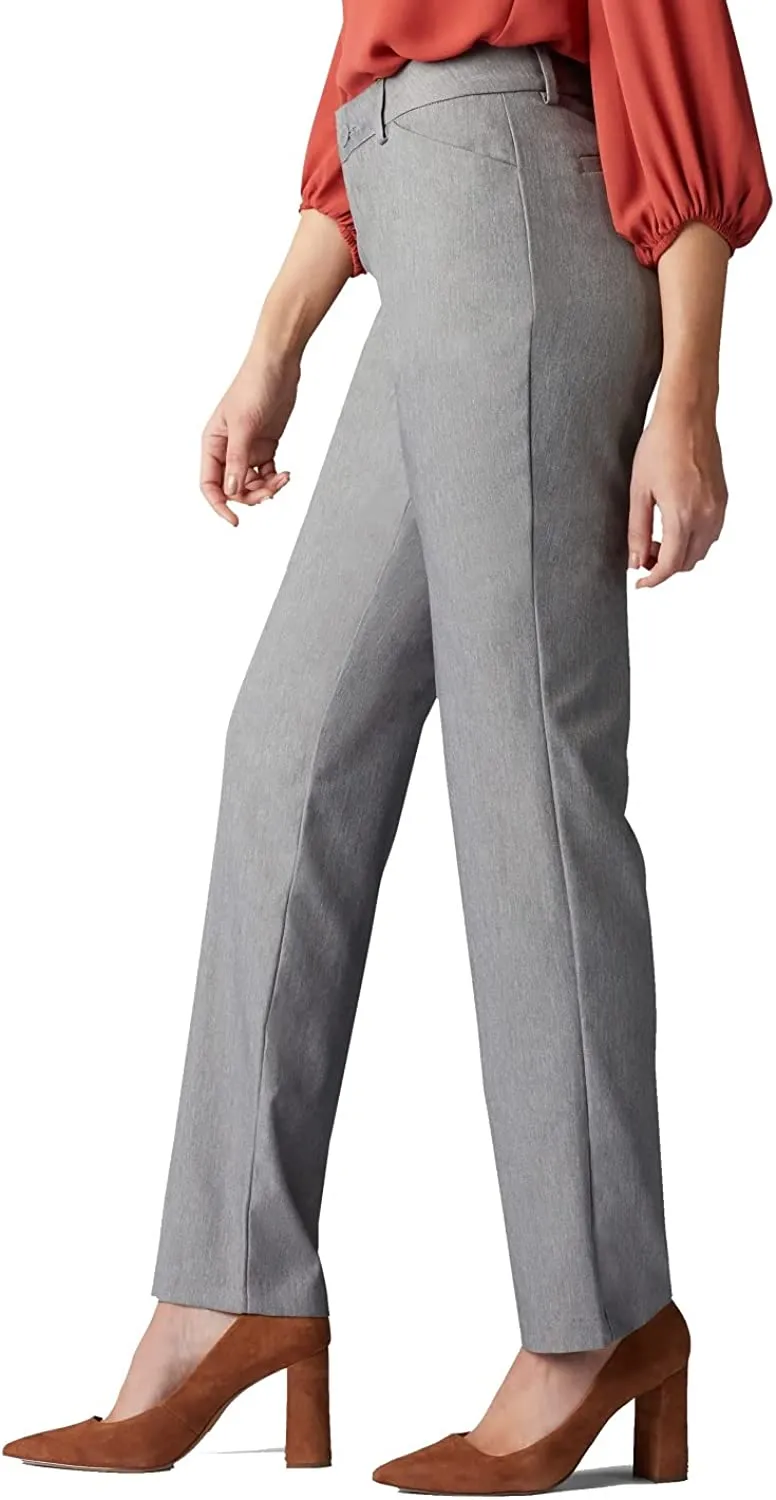 Women's Wrinkle Free Relaxed Fit Straight Leg Pant