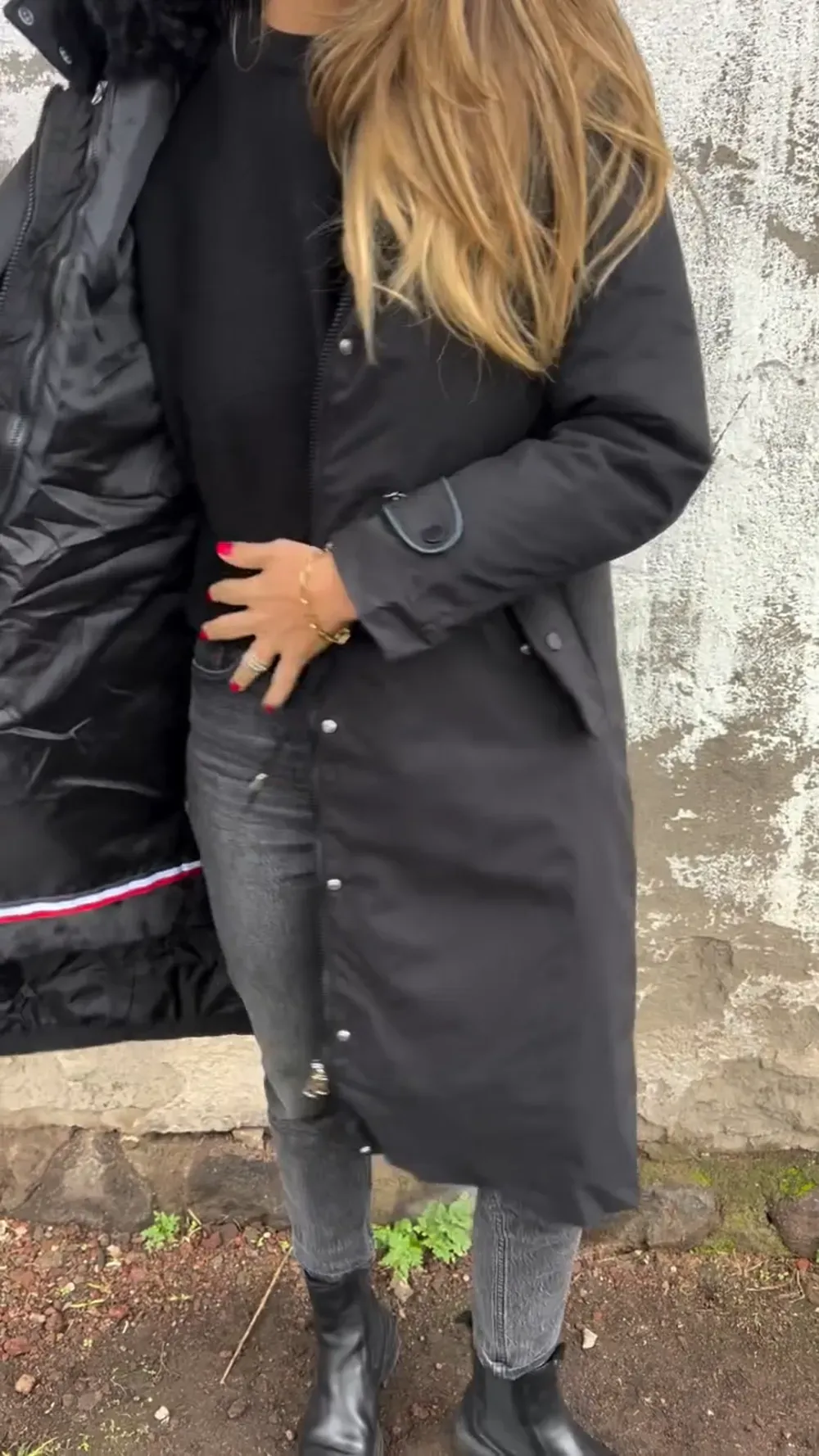 Classic Black Puffer Coat