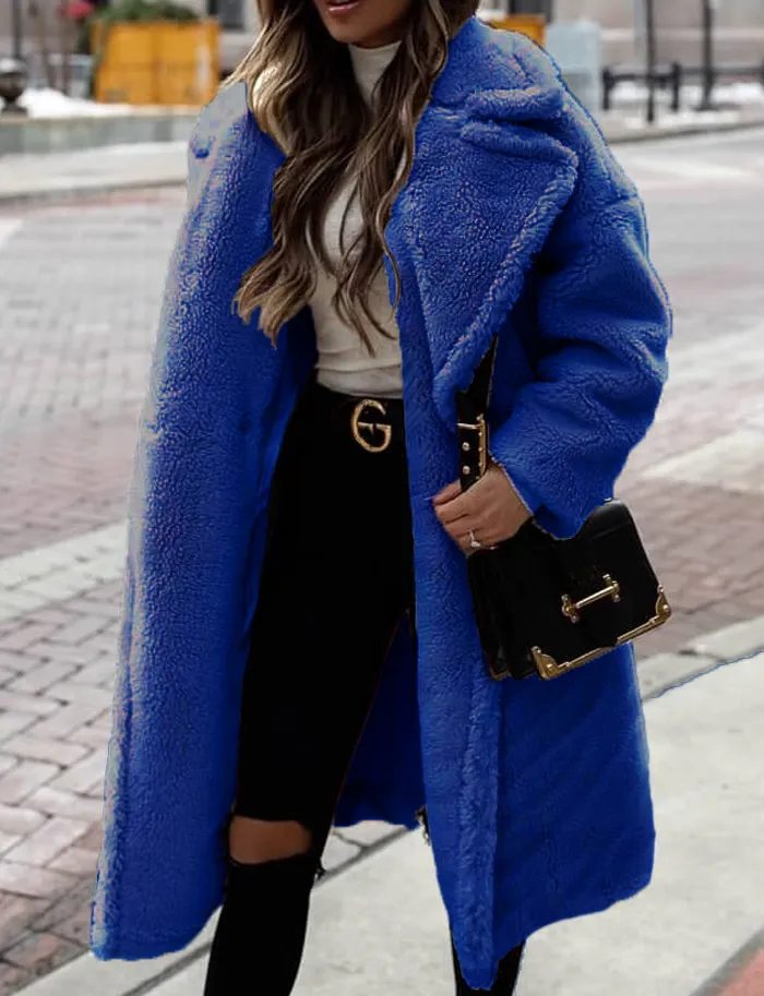 Unisex Teddy genuine wool sheepskin Luxury Coat - Stay Warm and Stylish in this Ethically Produced Fur Coat