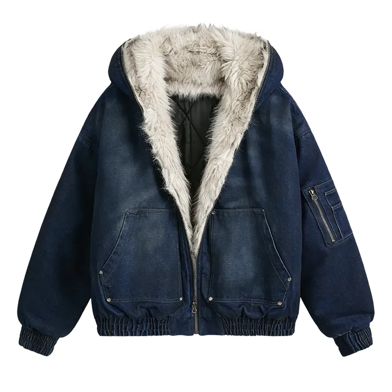 Unisex Fashion Boxy Short Flight Jacket