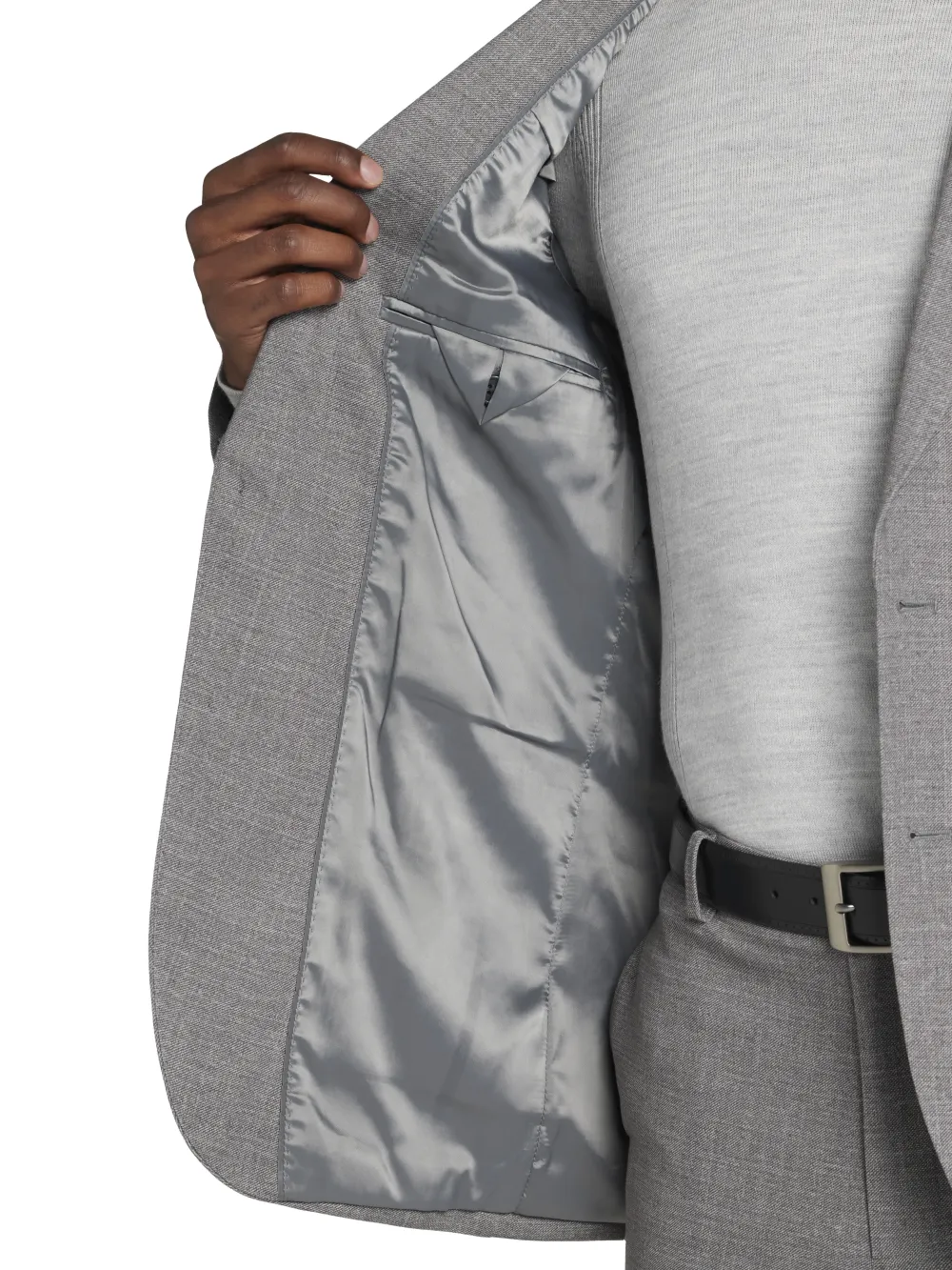 JOE Joseph Abboud Slim Fit Sharkskin Suit Jacket