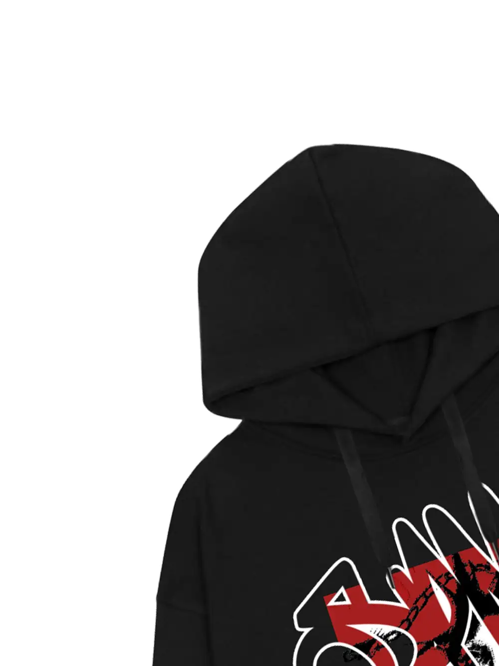 High Street Hip-Hop Print Hoodie