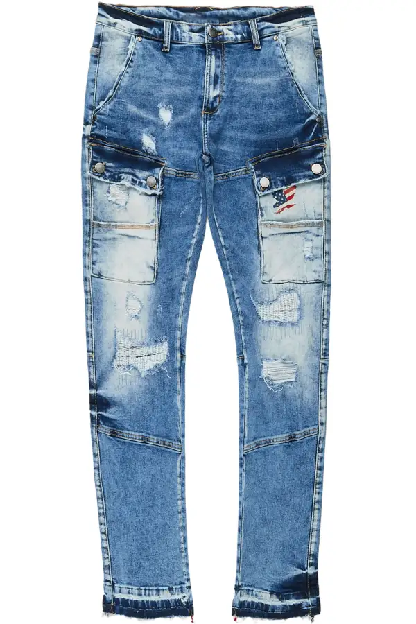 Kaipo Light Blue Pocket Jean