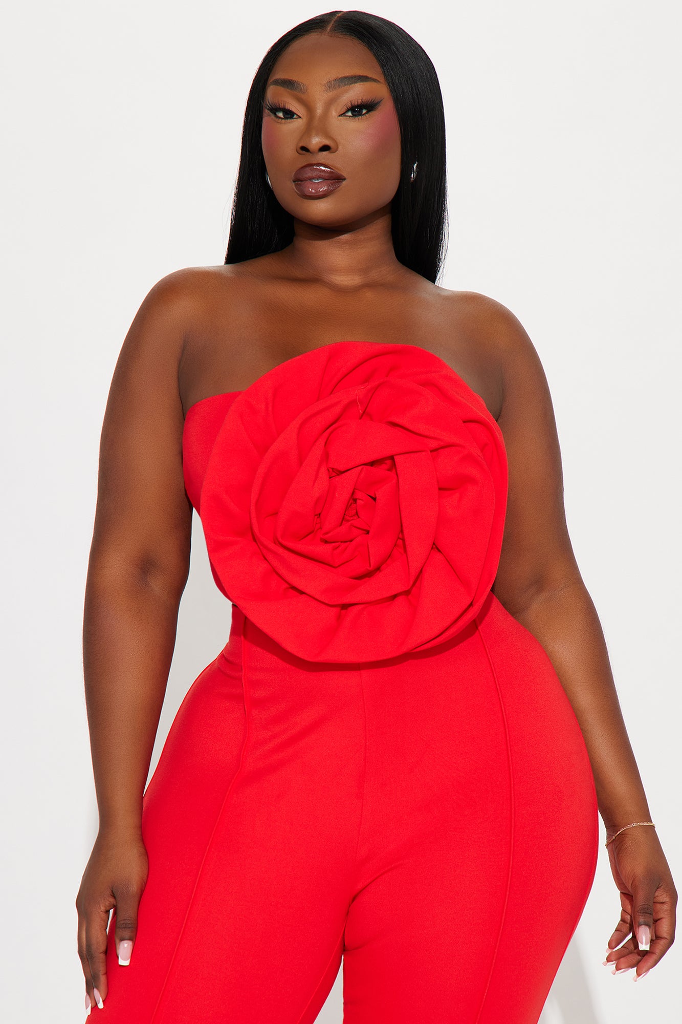 India Rose Pant Set - Red