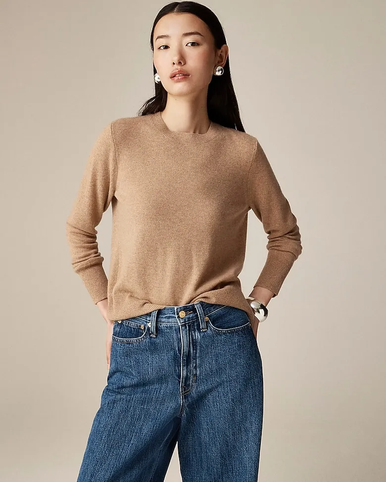 Cashmere classic-fit crewneck sweater