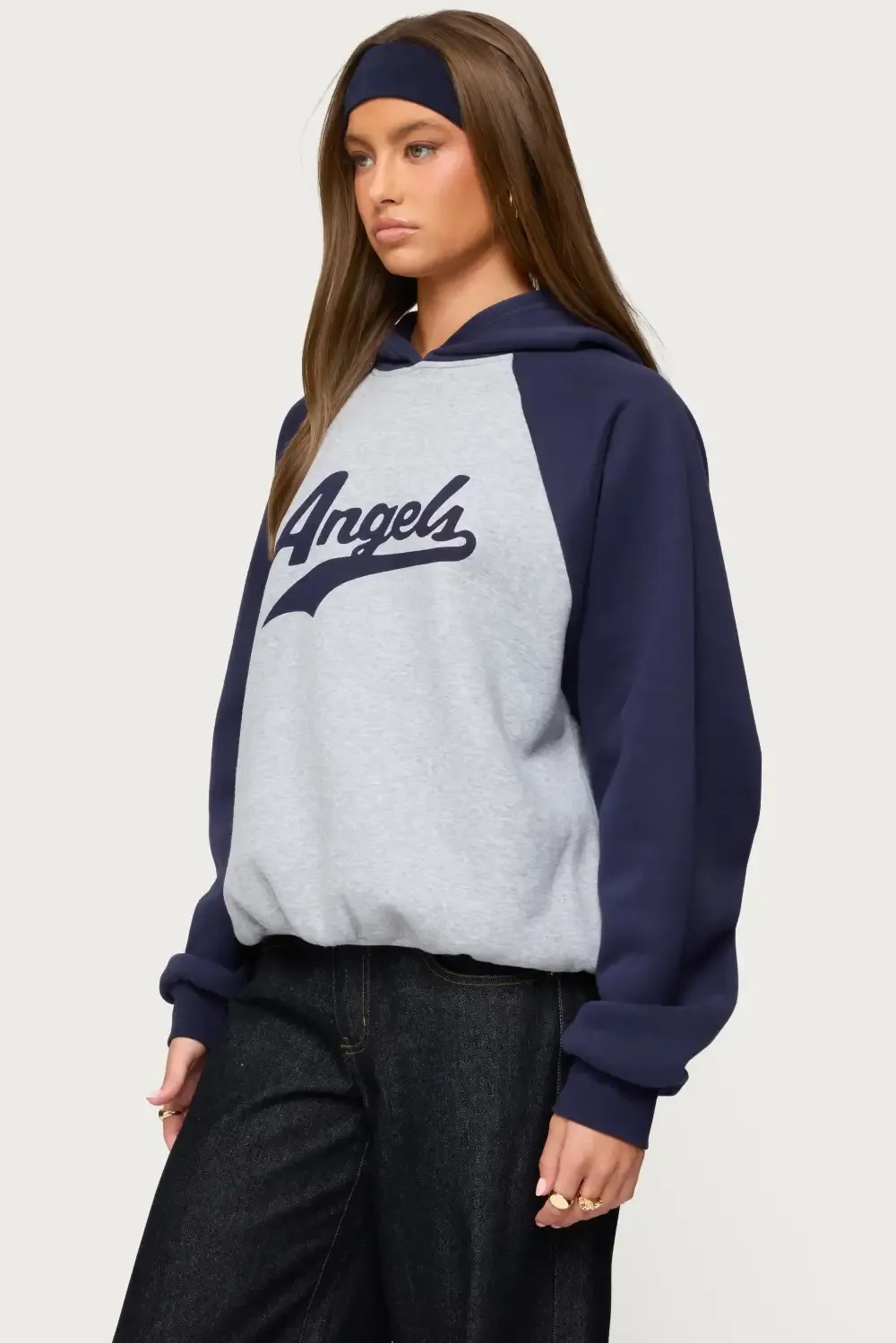 Angels Raglan Oversized Hoodie