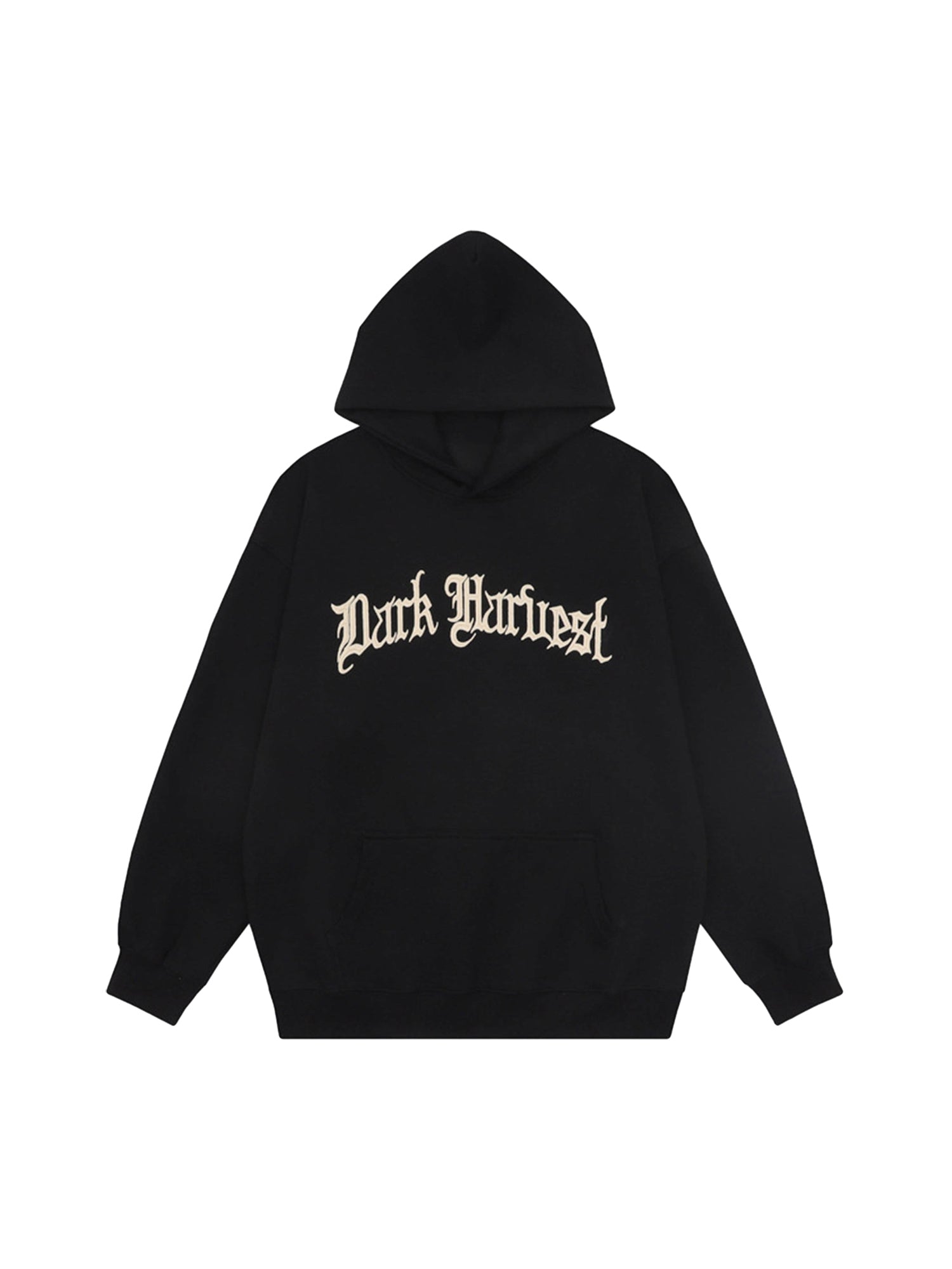 Pentagram Print Hooded Sweatshirt - 2075