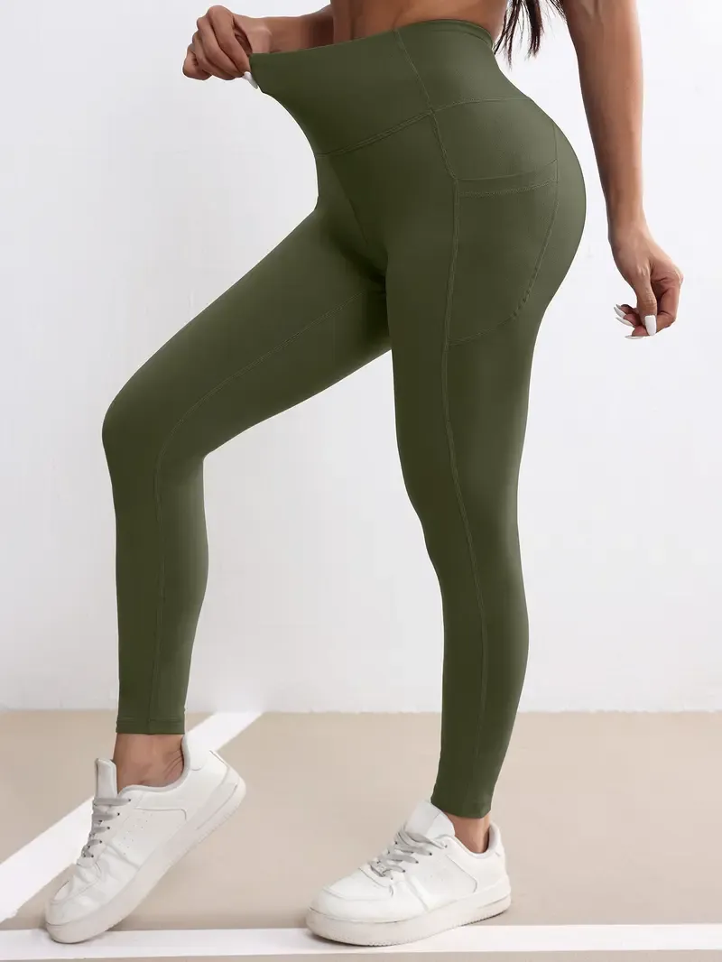 Women's Athletic Yoga Leggings – High Waist, Pockets, Multi-Pack Options