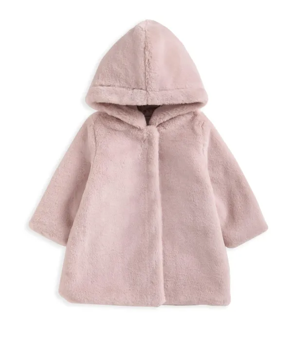 Faux Fur Jacket- Pink