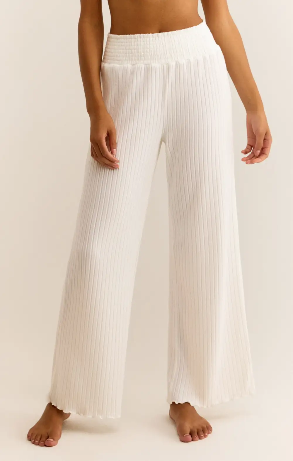 Dawn Smocked Rib Pant