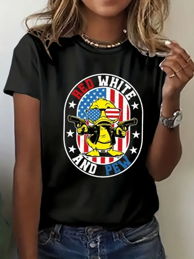 Women'S Short-Sleeved Casual T-Shirt