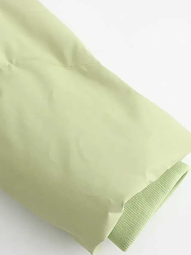 Women's Parka Puffer Jacket Winter Coat Thermal Warm Heated Coat with Removable Fur Collar Drawstring Zip up Hooded Coat Fall Outerwear with Pockets Classic Long Sleeve Light Blue Pink Black