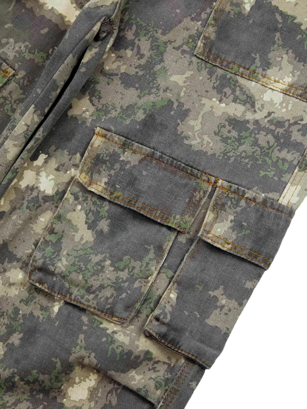 Camo Baggy Wide Leg Pockets Cargo Pants - 2019
