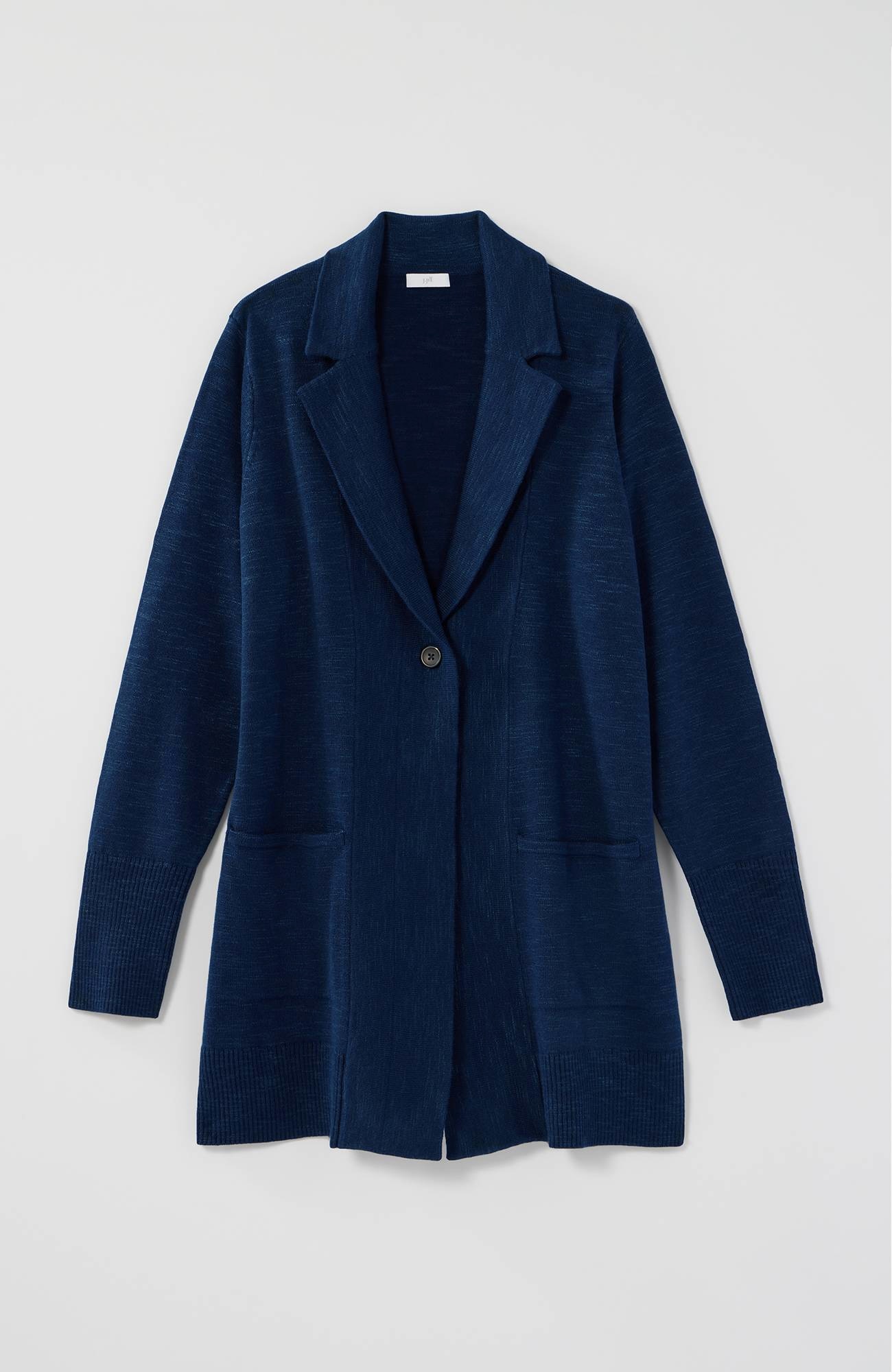 textured sweater-jacket