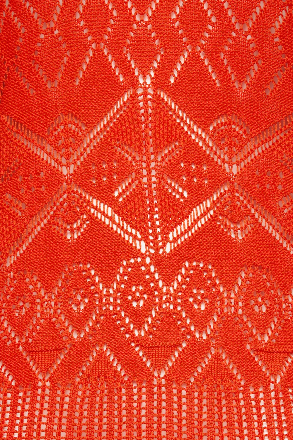 YOURS Curve Red Crochet Midaxi Dress