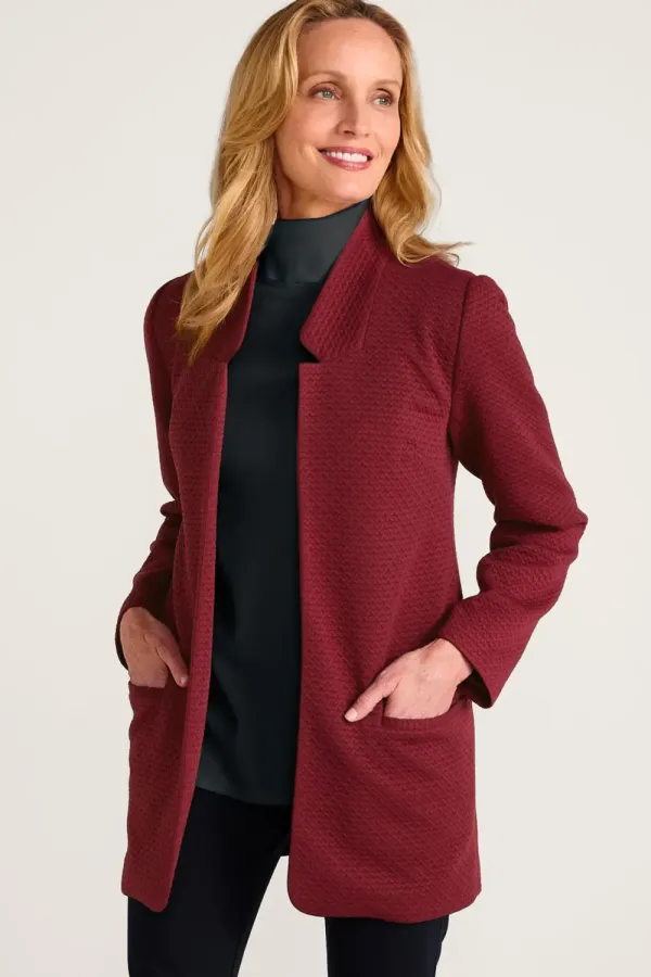 St. James Textured Knit Jacket