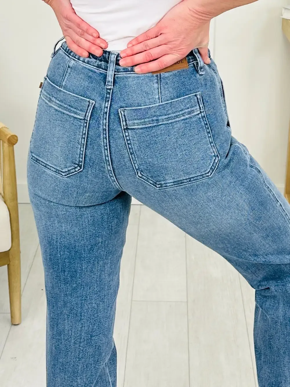 Judy Blue Chasing Comfort Denim Joggers