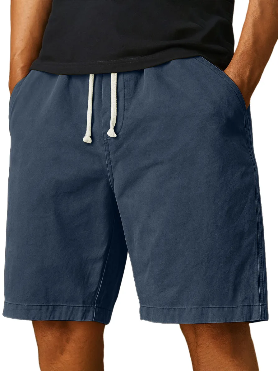 Men's Wear-resistant Pocket Overalls Retro Fashion Casual Shorts