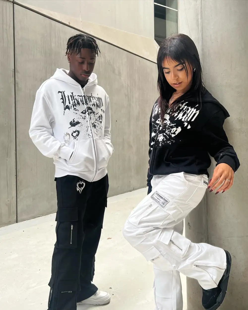 Chrome Cargo Pants Black