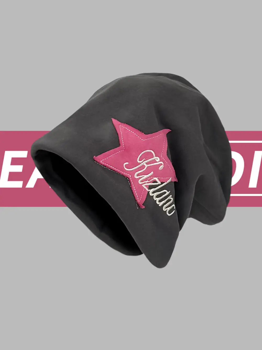 Star Embroidered Wrap Hat - 1703