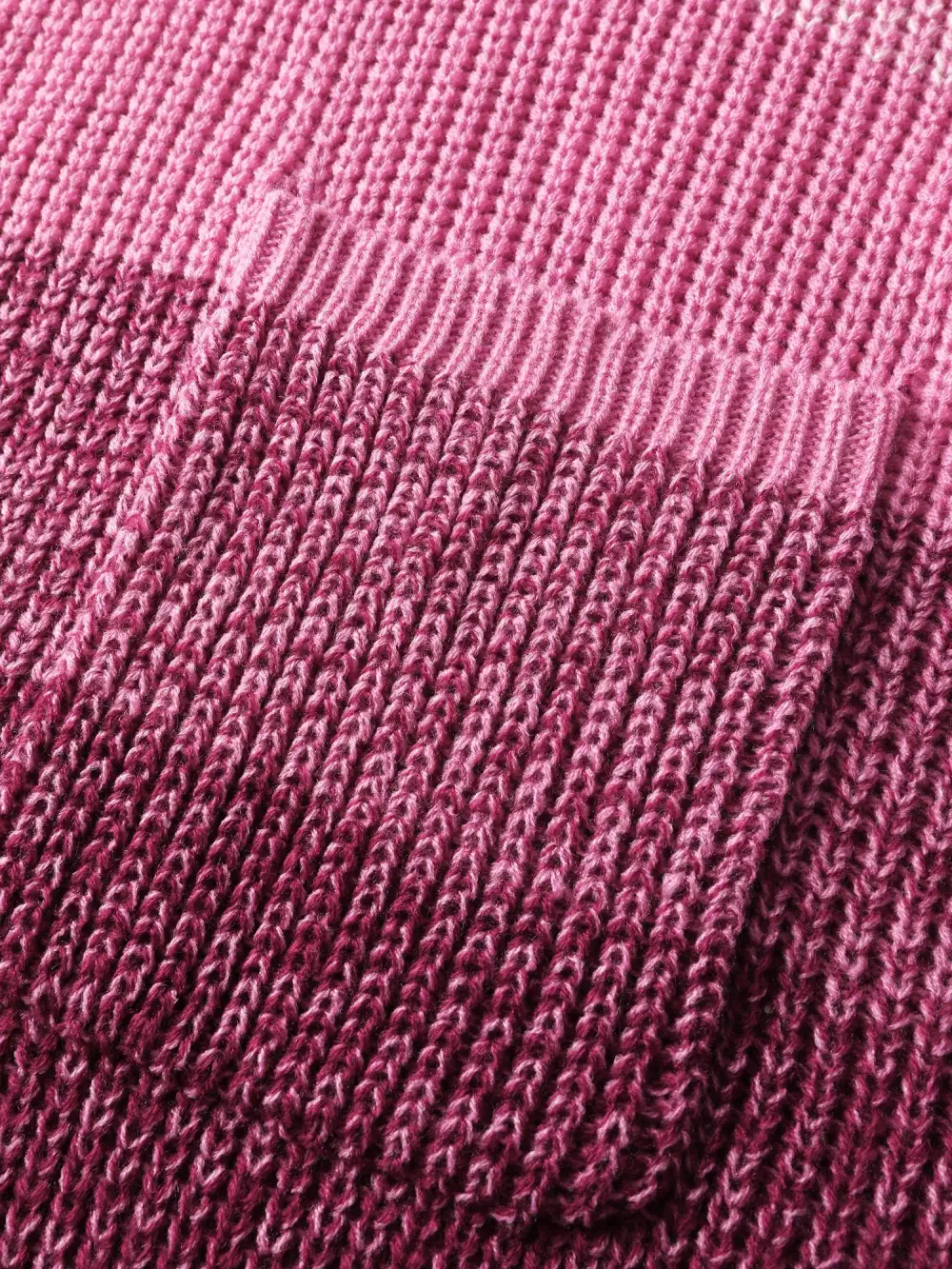 Colorblock Textured Folded Collar Knit Cardigan