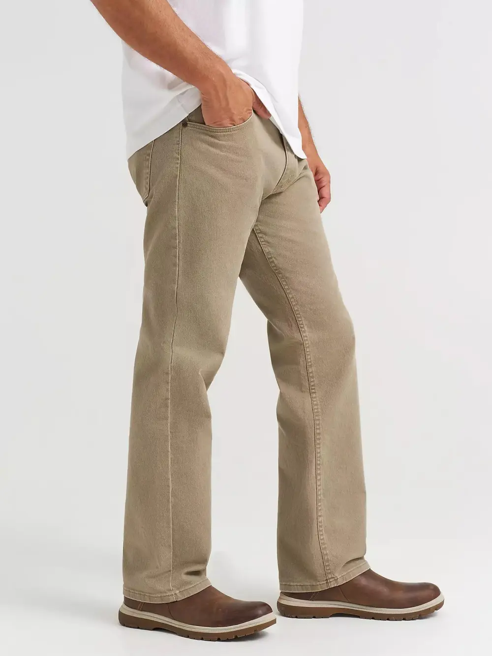 WRANGLER FIVE STAR PREMIUM DENIM FLEX FOR COMFORT REGULAR FIT JEAN IN DARK STONEWASH