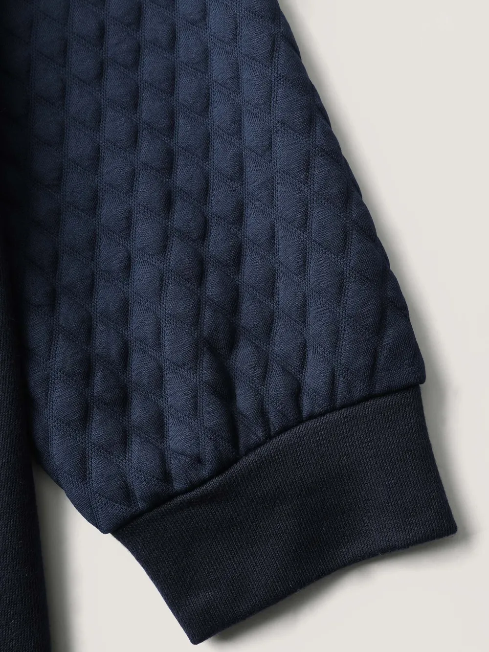 Textured Zipper Front Hoodie Jacket