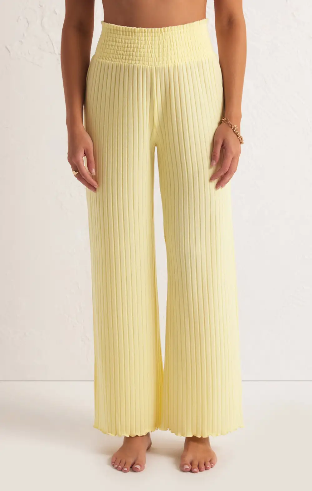 Dawn Smocked Rib Pant